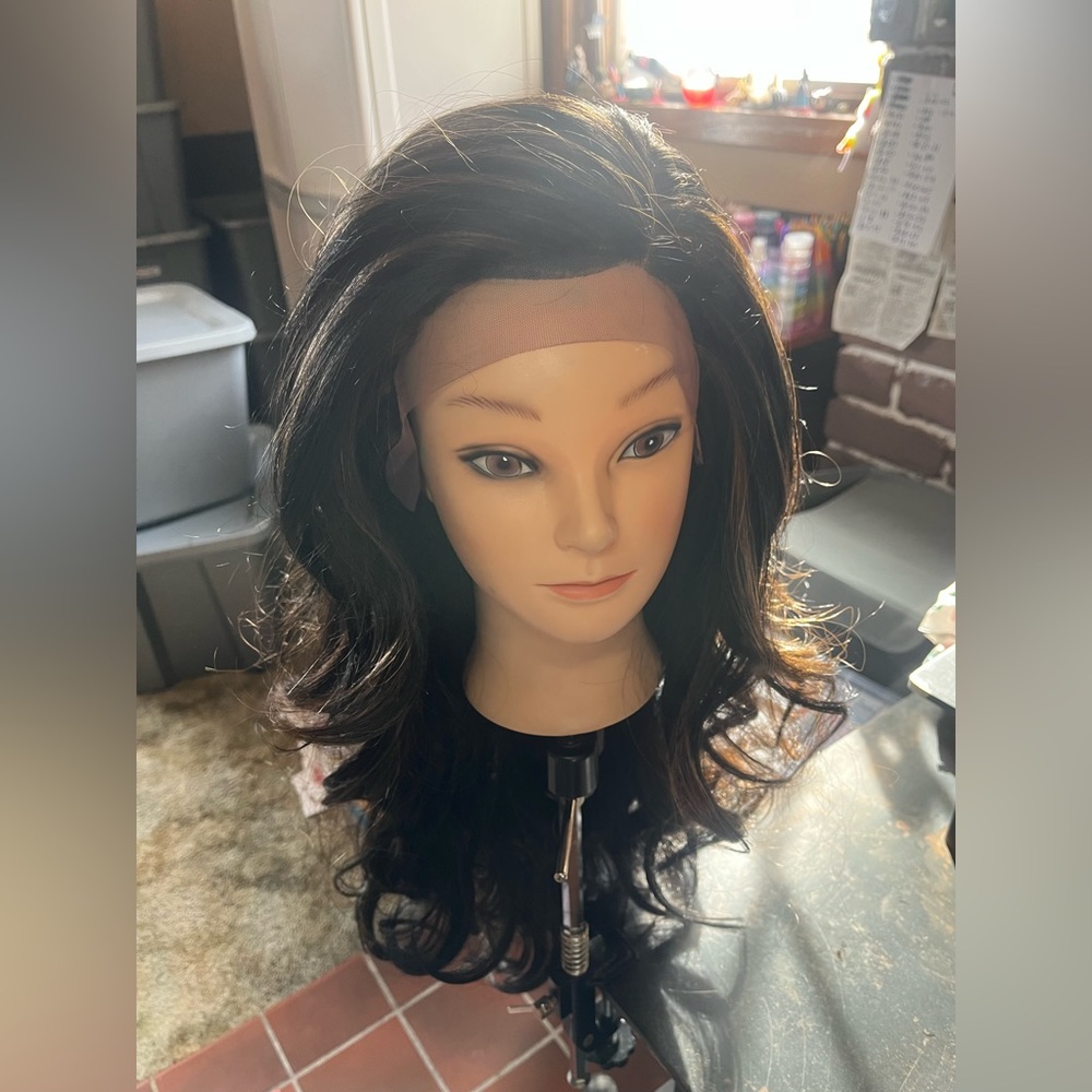 Lace front wig